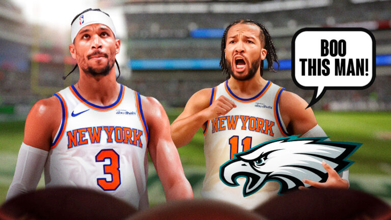 Knicks’ Jaylen Brunson asks Eagles fans to boo Commanders fan Josh Hart