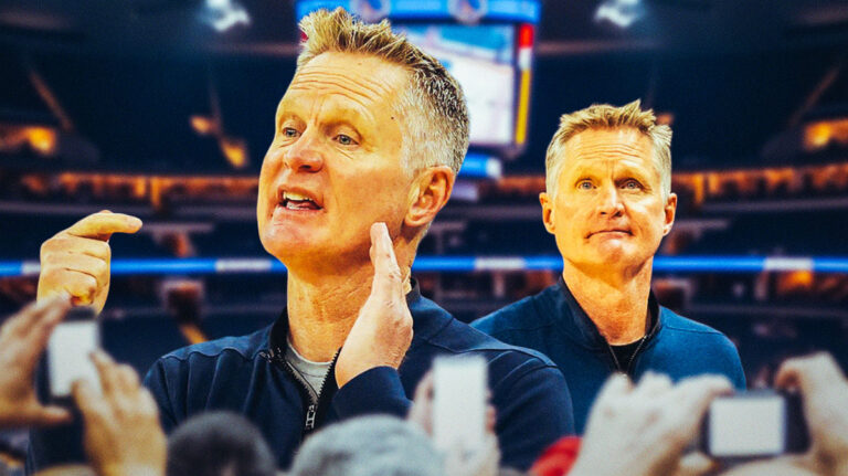 Fans will be feeling for Steve Kerr of the Warriors after an awkward moment following the loss to the Celtics