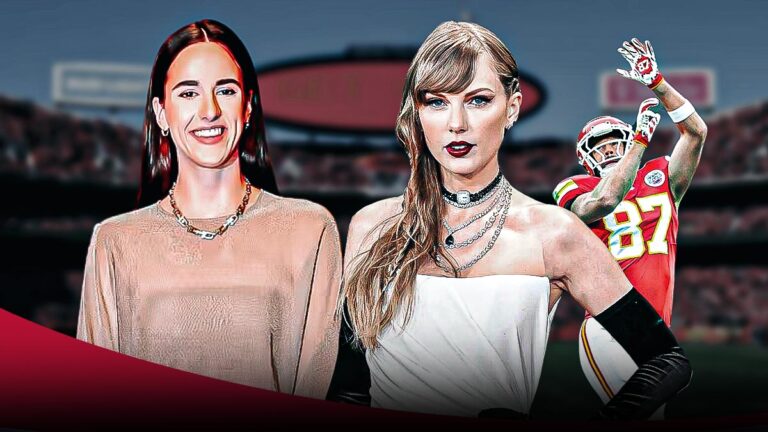 The Fever’s Kaitlyn Clark was spotted with Taylor Swift at the Chiefs-Texans game