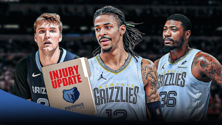 The Grizzlies release injury information on two key players before the Timberwolves bow out