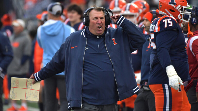 Illinois’ Bret Bielema takes a savage video in Jim Harbaugh Adid Virus Video