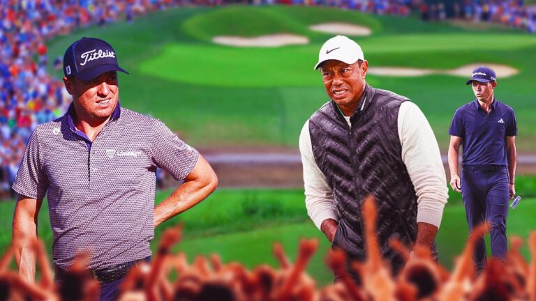 Justin Thomas reacts to Tiger Woods being ‘thrown out’ in TGL debut