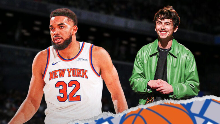 Knicks’ Karl-Anthony Cities Increase the aura of Timothee Chalamet with jersey of the Igarian Games