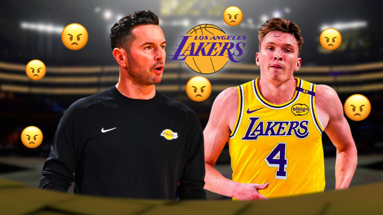 Missed Video Capture Lakers “JJ Redick Cussing Out Dalton Knecht