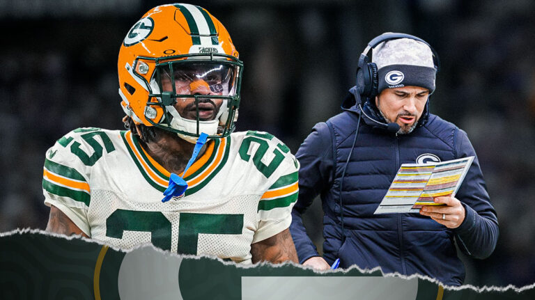 Matt LaFleur of the Packers responds to Keisean Nikon’s return stance