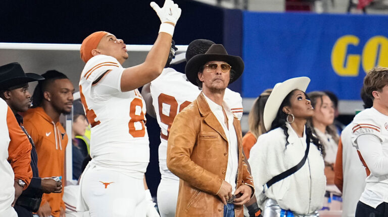 Fans laugh at Matthew McConaughey after losing in Texas