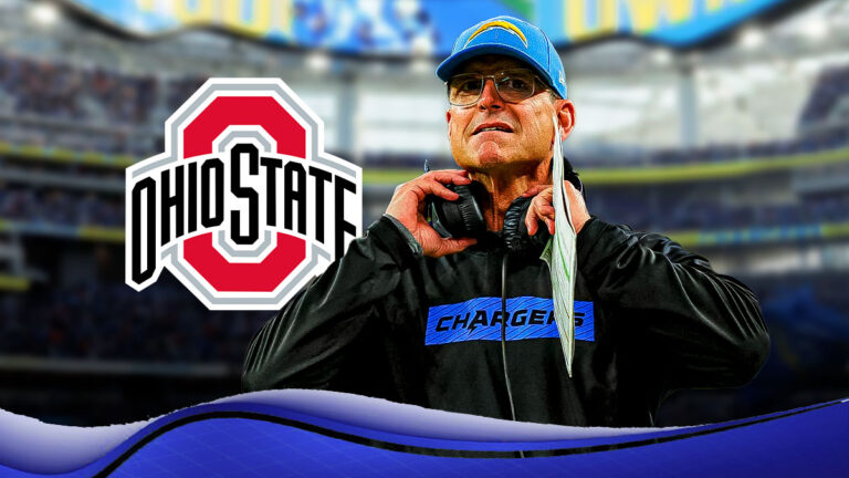 Ohio State fans boo Chargers Jim Harbaugh after losing to CJ Stroud