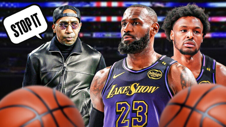 Stephen A. Smith Moli Lakers’ LeBron James to stop Bronny James Charade