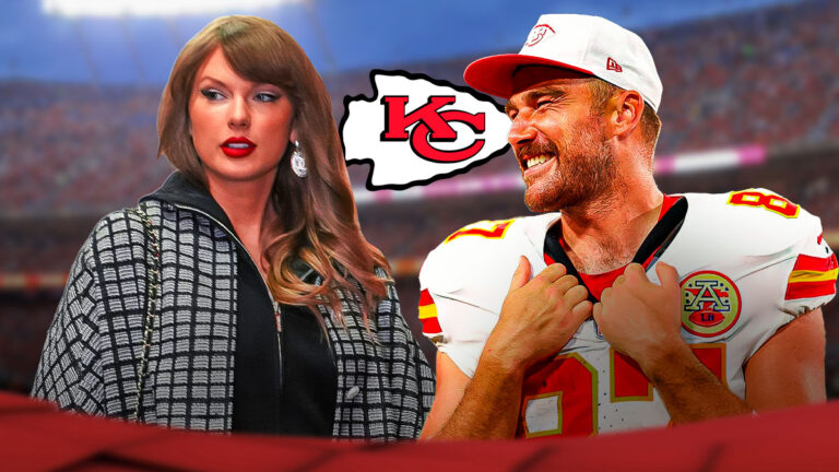 Chiefs’ Travis Kelce gives viral reaction to huge performance that would make Taylor Swift blush