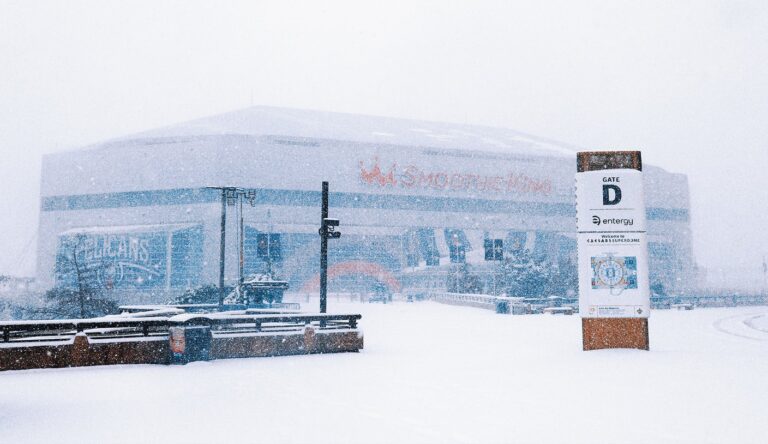 The NBA postponed the Bucks-Pelicans game after a historic snowstorm in New Orleans