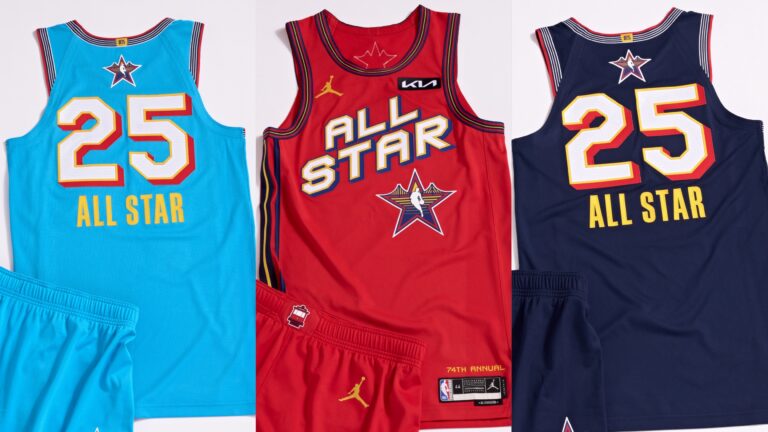 NBA reveals 2025 NBA All-Star jersey and court