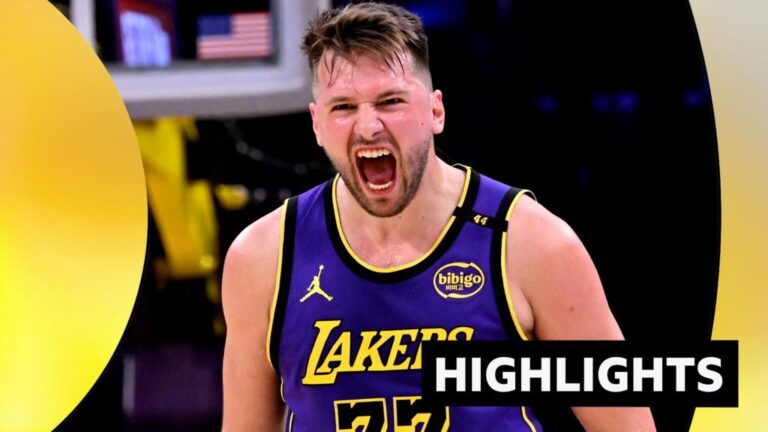 Doncic Triple-Double helps Lakers win Maverike