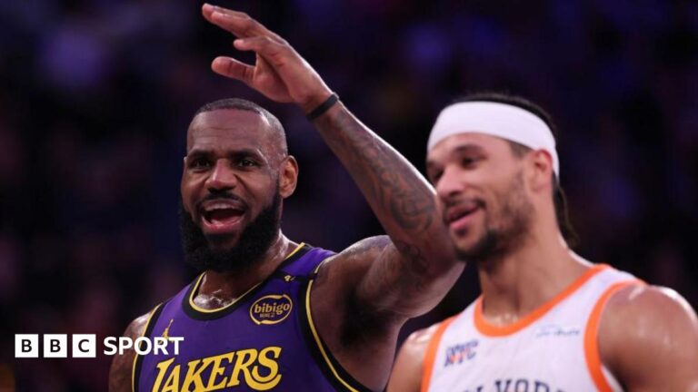 NBA: LeBron James Stars for Los Angeles Lakers Adid Luka Doncic Trade Reports