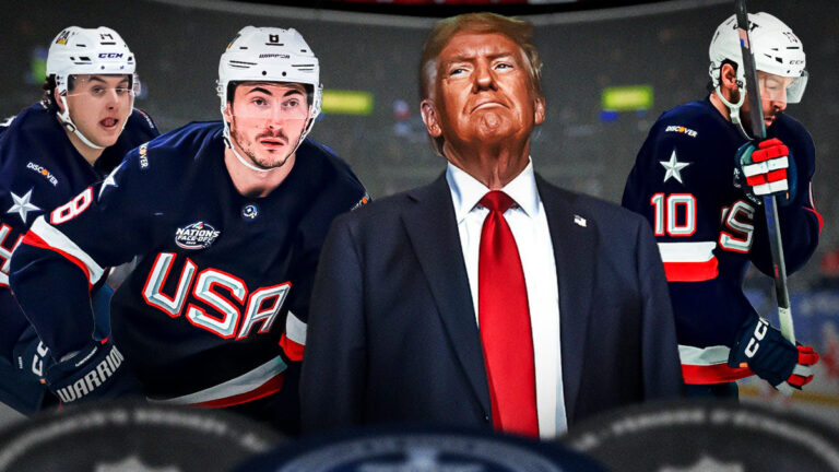 Team USA players and staff respond to 4 nations Pregamy Call from Donald Trump