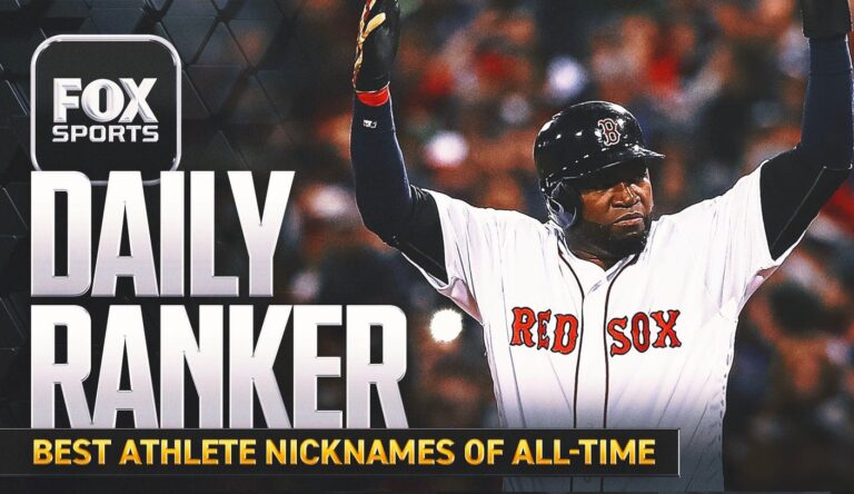 What are the 100 best nicknames of athletes of all time?