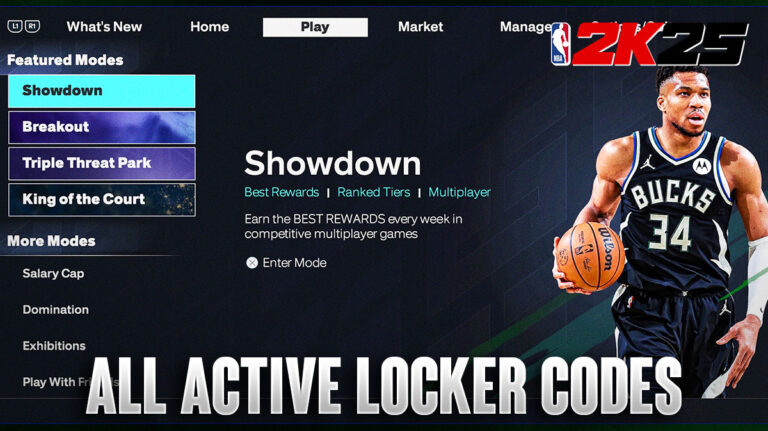 All active cabinet codes for NBA 2K25 MITEAM and MI Chareer