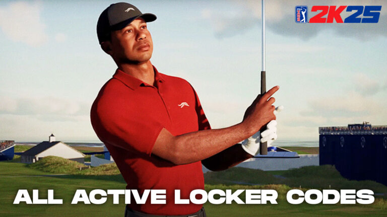 All active cabinet codes for PGA Tour 2K25