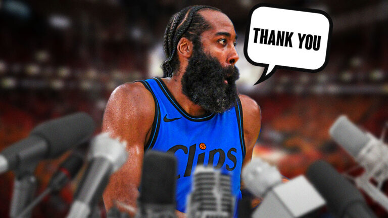 Clippers Guard James Harden’s modest reaction to all stars