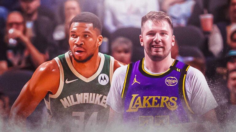 Bucks Giannis Antetokounpo thought is Luka Doncic-Anthoni Davis Shop “Fake News”