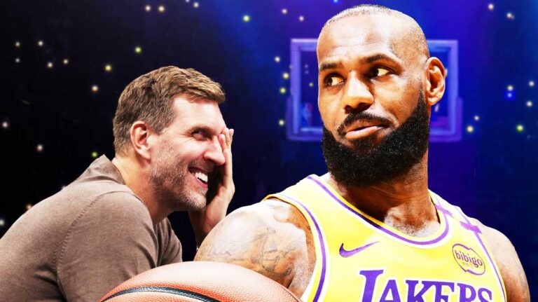 As LeBron James impressed Dirk Novitzki after the port of Doncic Trade