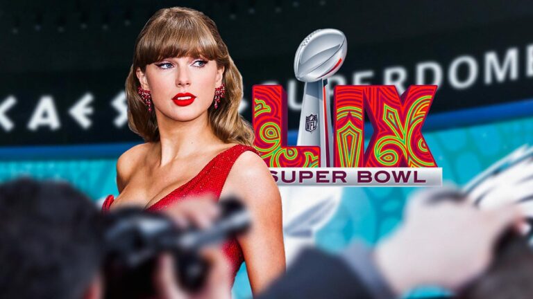 How many times was Taylor Swift showed during Super Bowl 59?