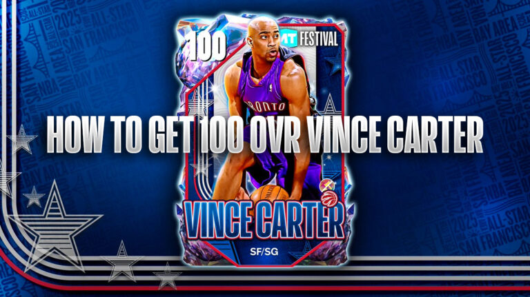 How to Get 100 OVR Vince Carter in NBA 2K25 Miteam