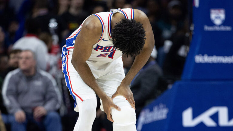 76eri Joel EmbiId officially turned off the rest of the season