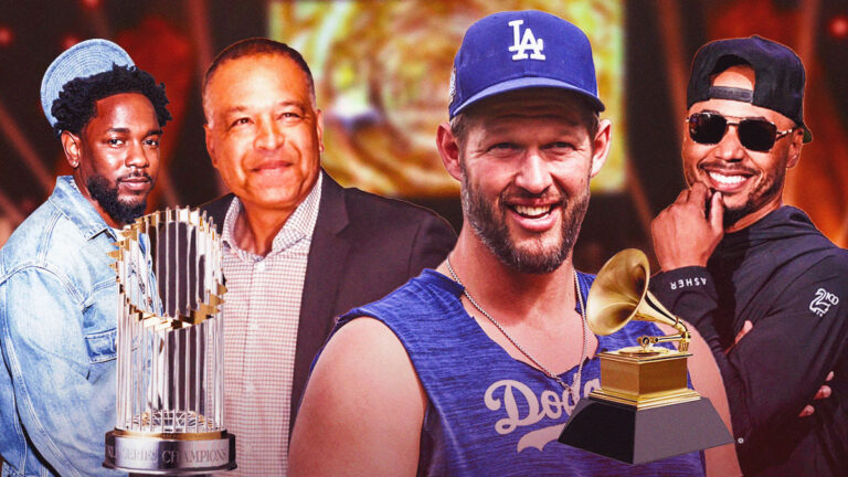 Dodgers make the world series Flex after Grammy got a Grammy Grima Kendrick Lamar