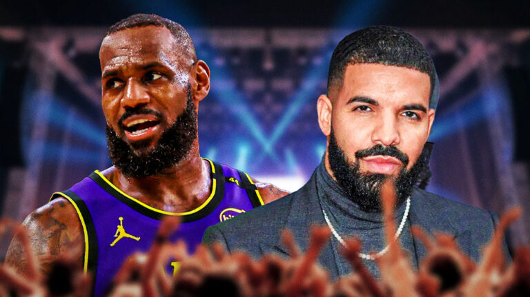 Did Drake shoot Lebron James with a subtle lyrics to change during the concert?