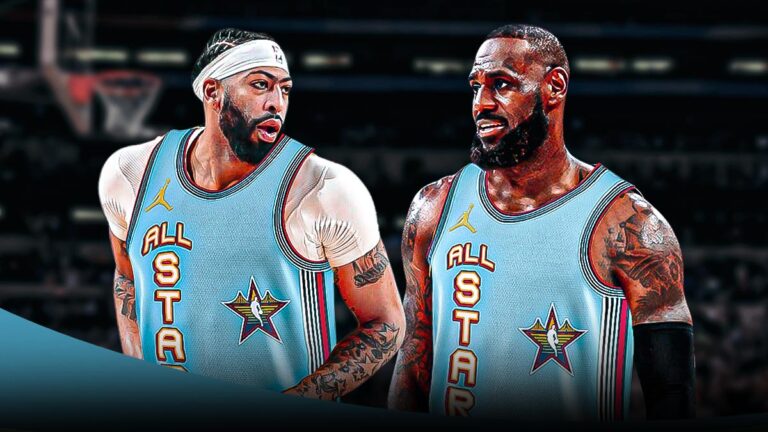 Lebron James and Anthony Davis reblogged over the NBA All-Star draft again