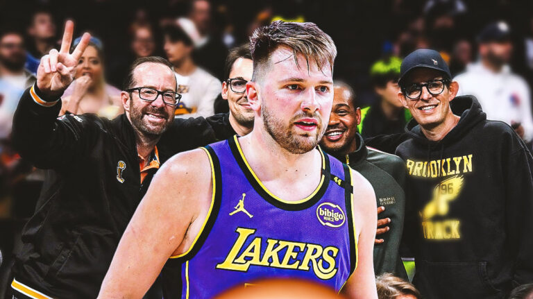 Lakers Luka Doncic shouts “amazing” support fans despite the fall