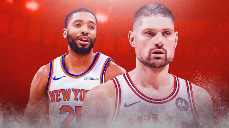 The Mikali Bridges of the Knicks reveal an error of Nikola Vučević in the game game