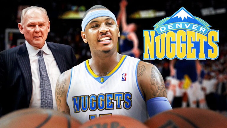 Carmelo Anthony decreases in the main reception of the judgment with the former Nuggets Coach George Karl