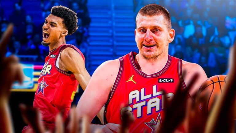 Funny reactions Nikola Jokic at Victor Vembania reader reading