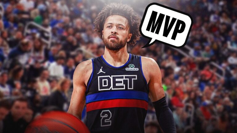 Cade Cunningham accepts MVP Chants after beating the clips that won Mavericks