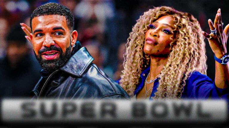 Serena Williams dancing around romantic history with Drake at the greatest America stage