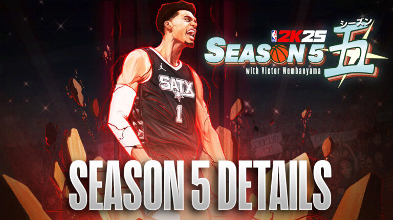 Spurs Victor Vembania Titles NBA 2K25 Season 5