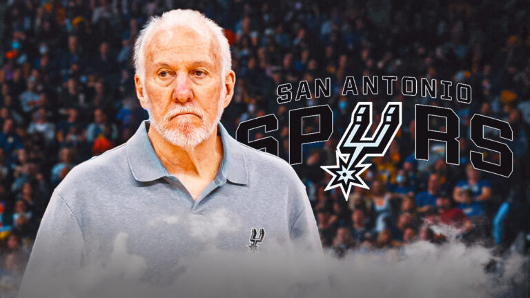 Fans show support for Gregg Popovich after the announcement to complete the season