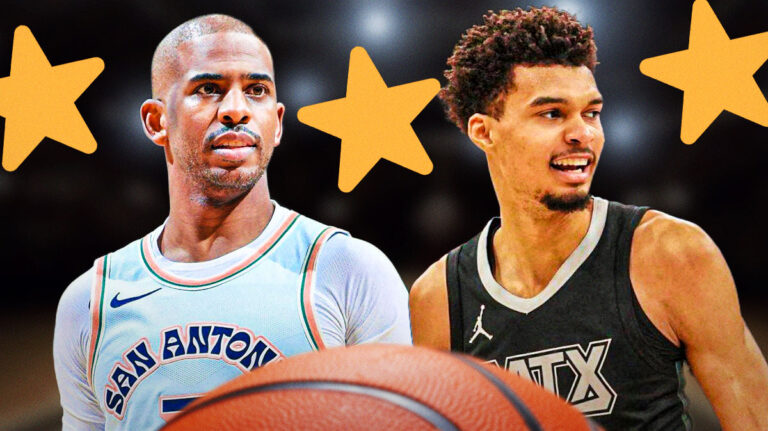 Spurs Victor Vembania, Chris Paul teamed up at the All-Star Weekend