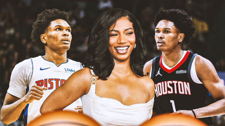 Thompson Gemini set Taylor Rooks Up during NBA all-star festivities