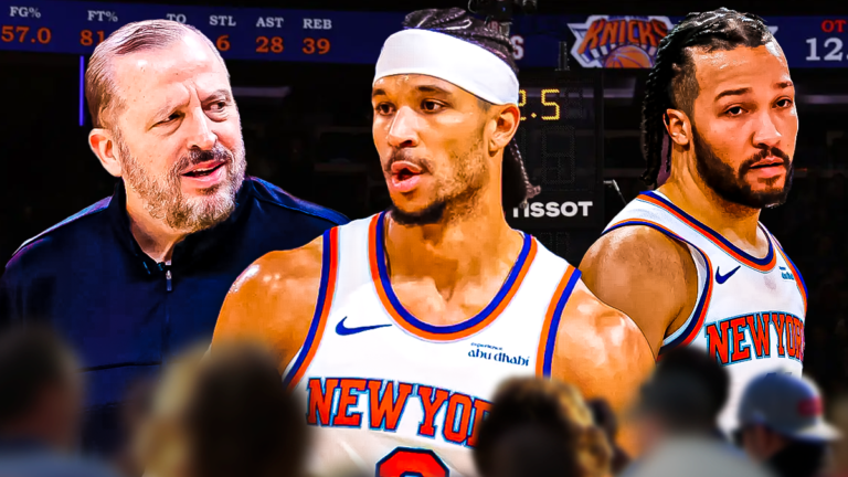 Knicks’ Tom Tom Thibodeau hurriedly interrupted by Jalen Brunson, Josh Hart’s Podcast