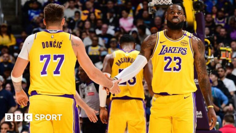 Lebron James and Lubro Doncic is fighting like Charlotte Hornets upset La Lakers