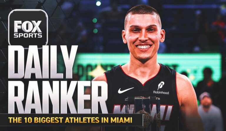 Who is the 10 biggest athletes currently playing in Miami?