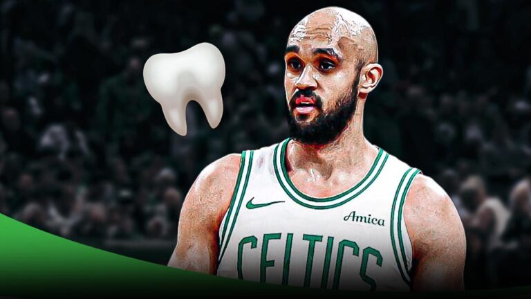 Celtics’ Derrick White ‘nearly weddings’ after the teeth knocked again compared to 76ers