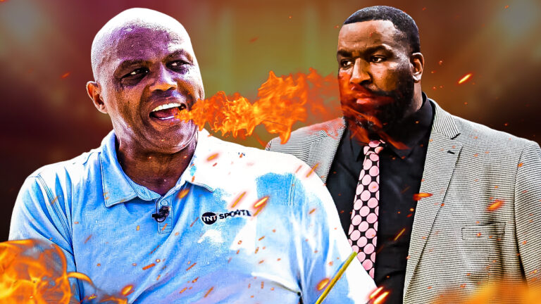 Charles Barkley, Kendrick Perkins steals titles with Fire Feed