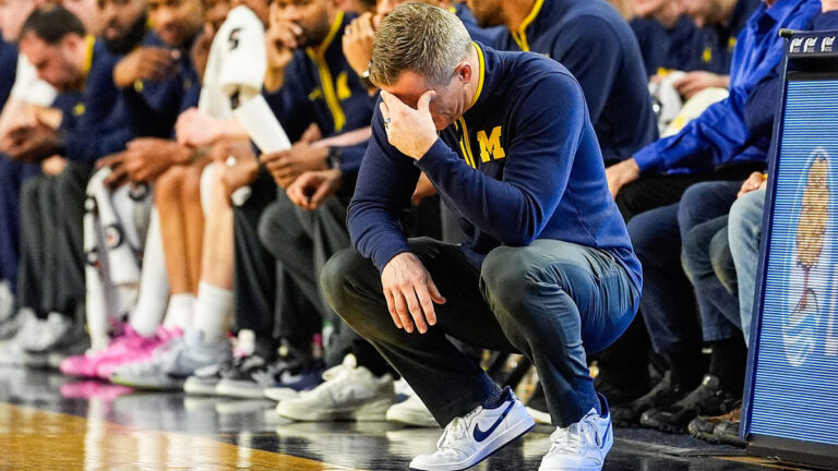 Dusty in Michigan Basketball can weigh hard reception after losing in Maryland