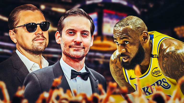 Leonardo Dicaprio, Tobei Maguire Take to Lebron James ’50 .000 Points Personally