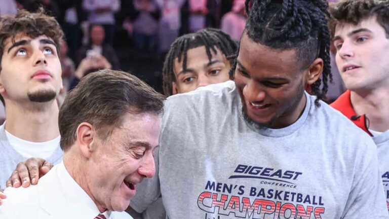 Rick Basketball’s basketball player ST. Pitino Urnebela roasts red storm players after Big East Tournament win