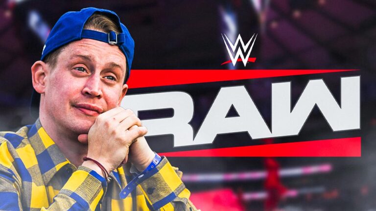 Macaulai Culkin gets a thunderous reaction at wwe rav