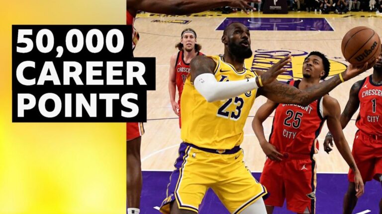 ‘Pretty special’ – Lebron reaches a turning point of 50,000 points